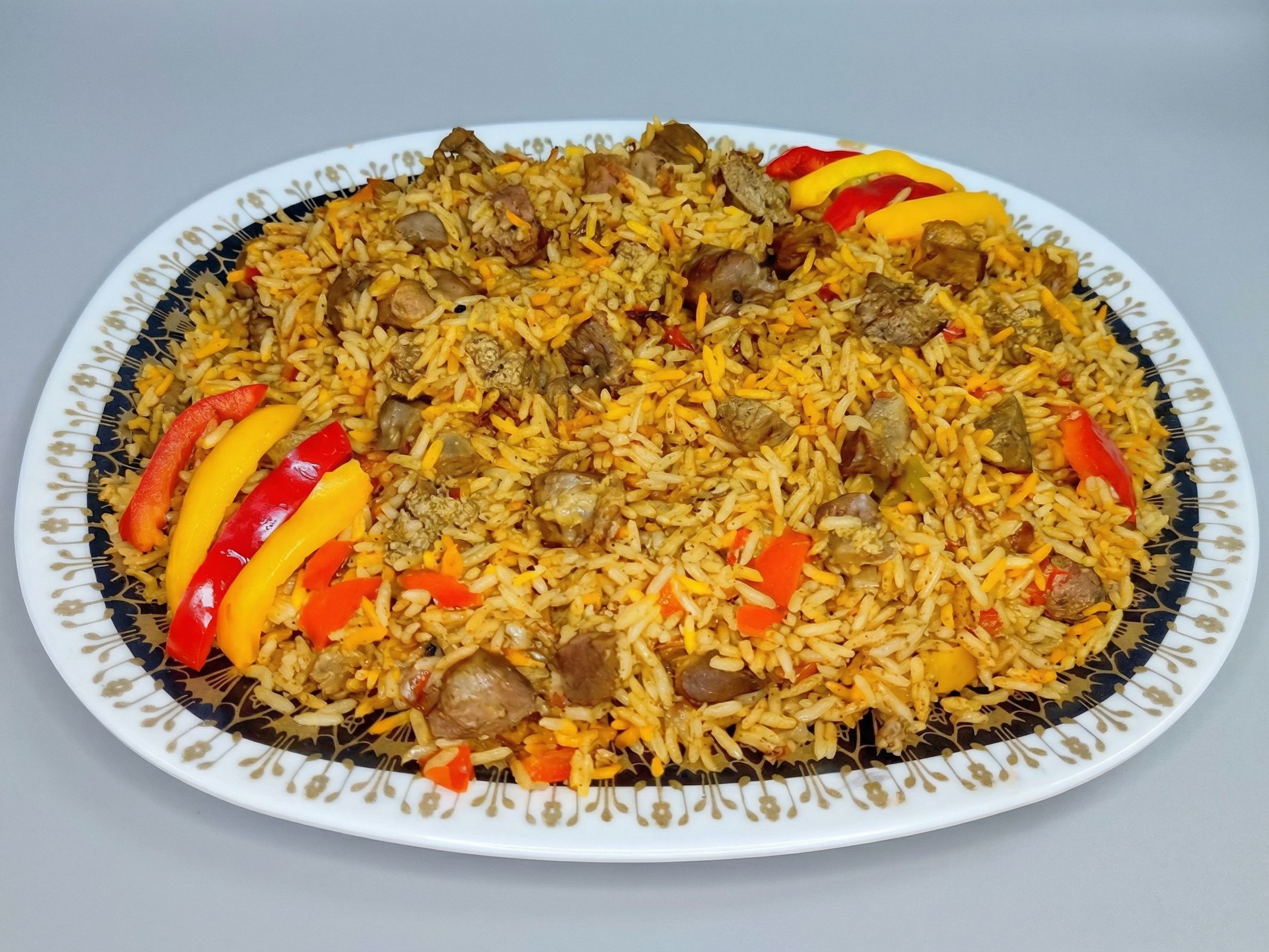 Basmati Rice With Giblets And Liver