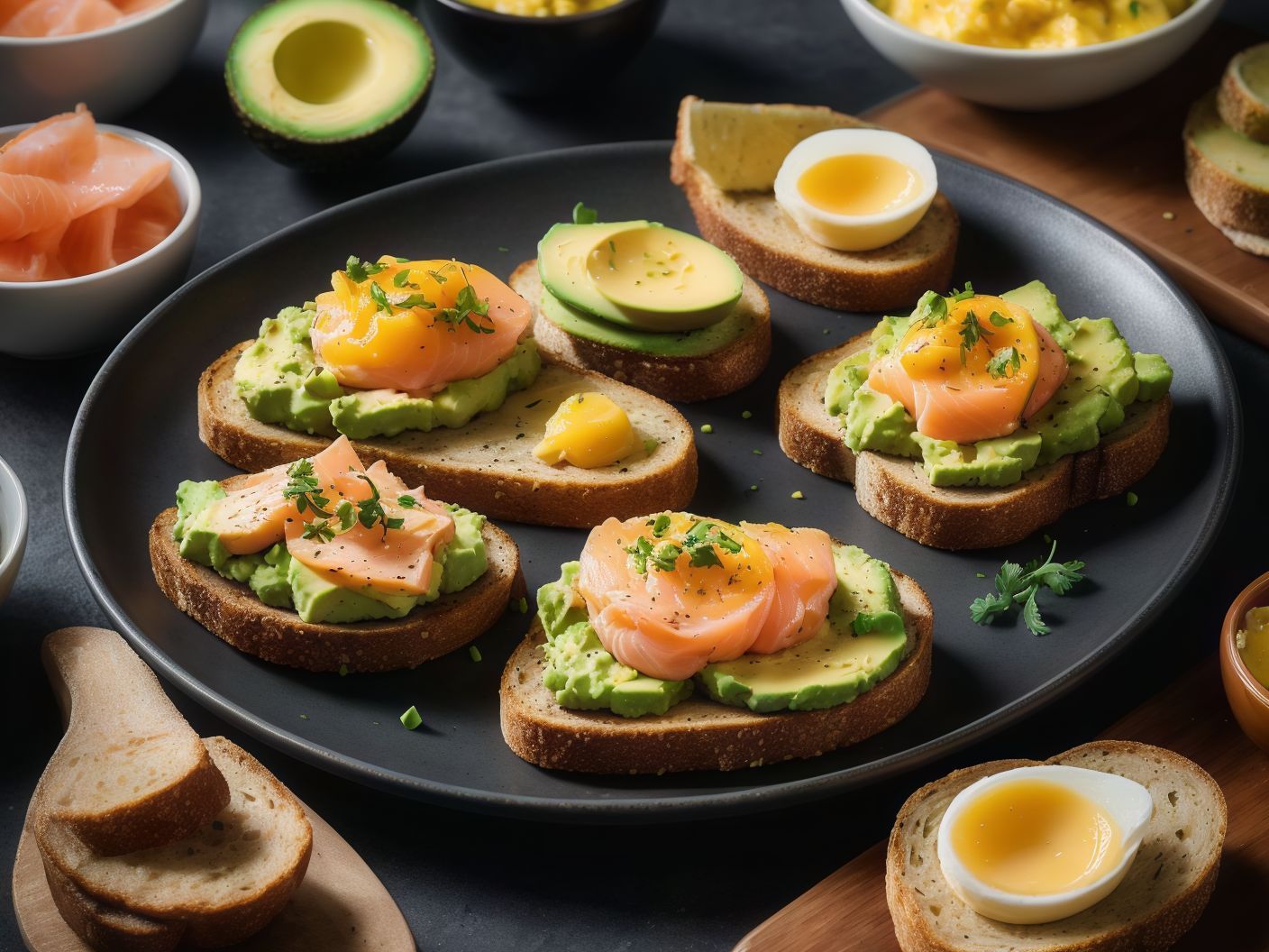 Scrambled Eggs with Salmon & Avocado