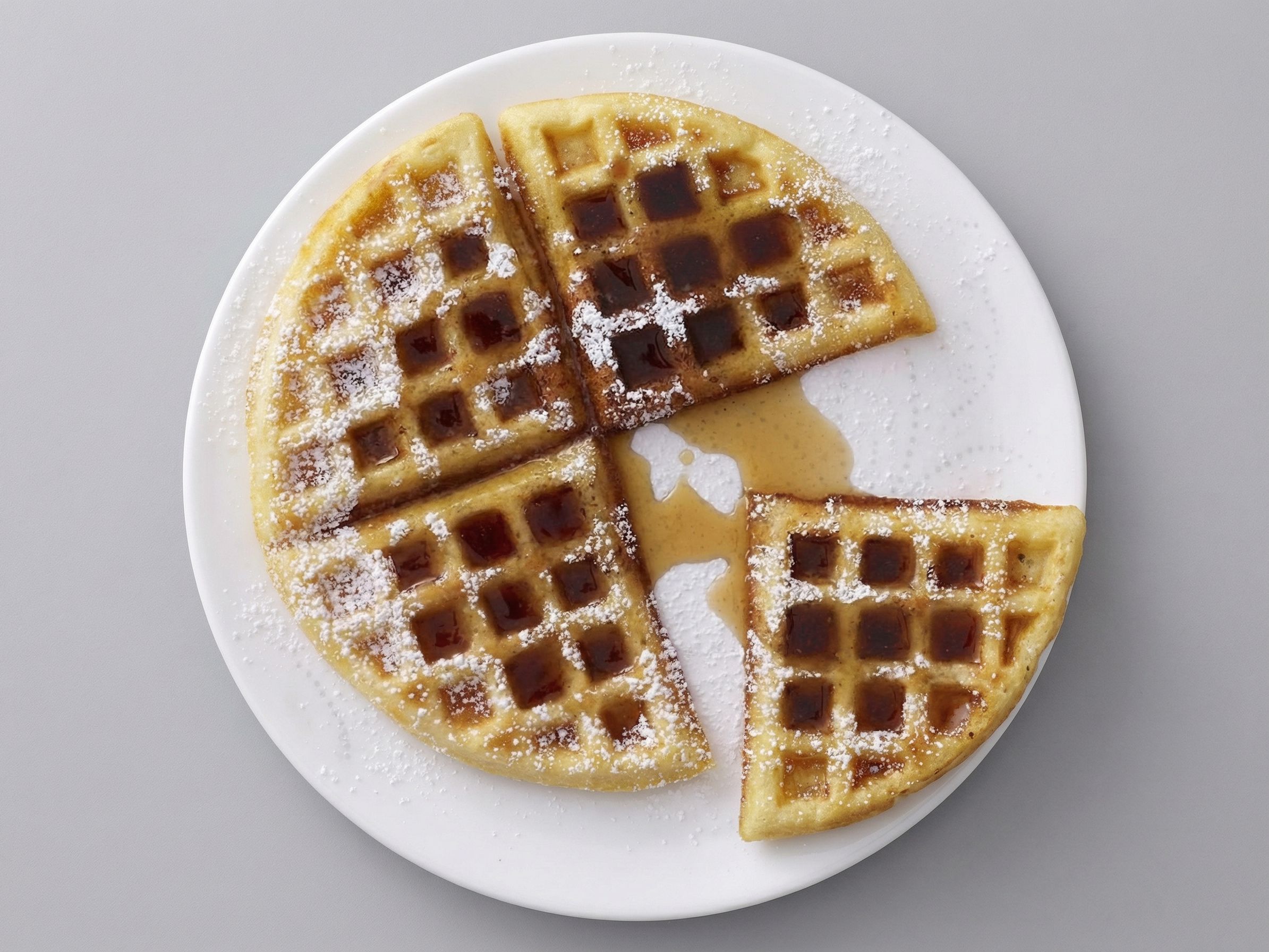 Waffle With Mapple Syrup