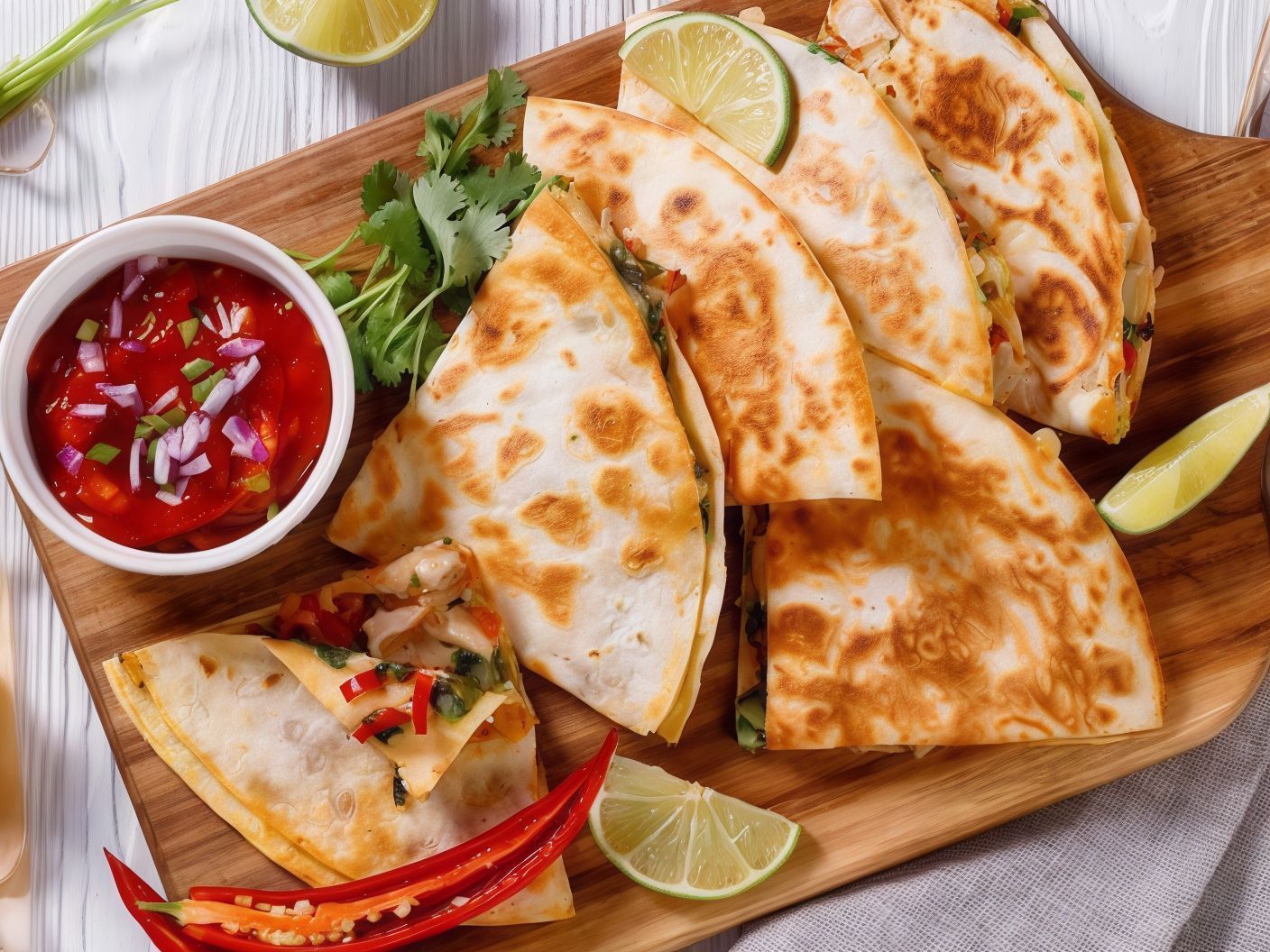 Vegetables Quesadilla Fasting