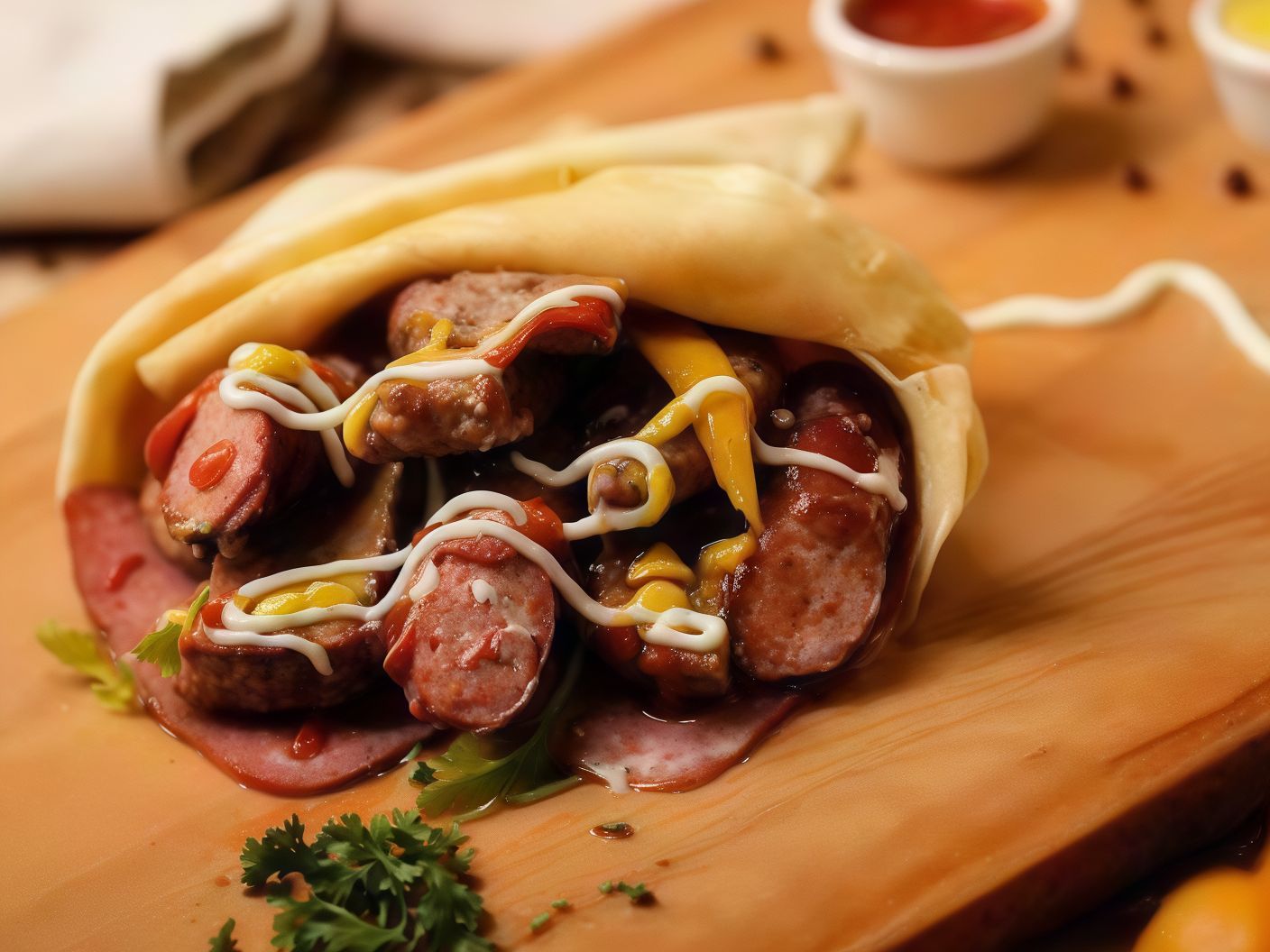 Sausage Crepe