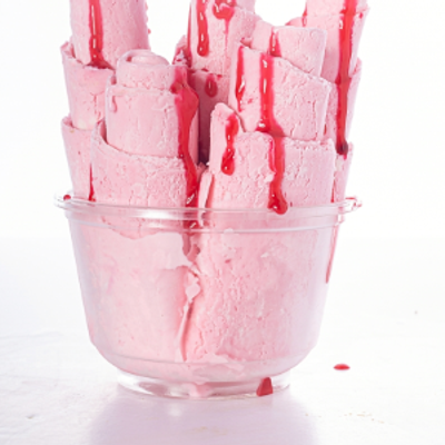 Watermelon And Gum Ice Cream Roll