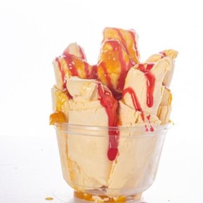 Caramel And Gum Ice Cream Roll