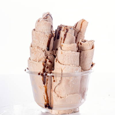 Nutella And Mango Ice Cream Roll