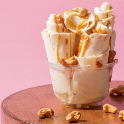 Cashew Ice Cream Roll