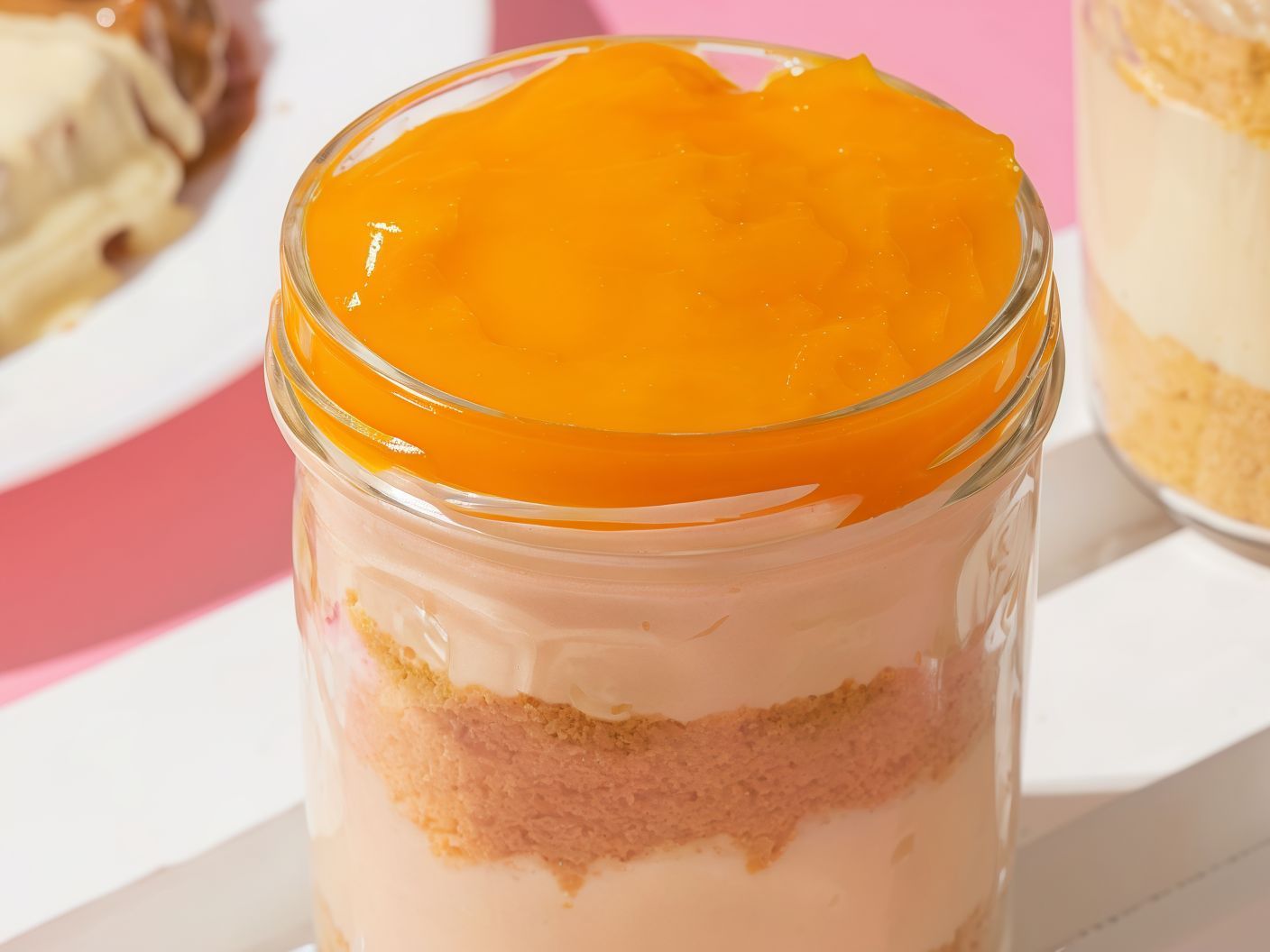 Jar Mango Cheesecake