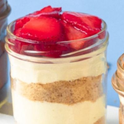 Strawberry Cheesecake Jar