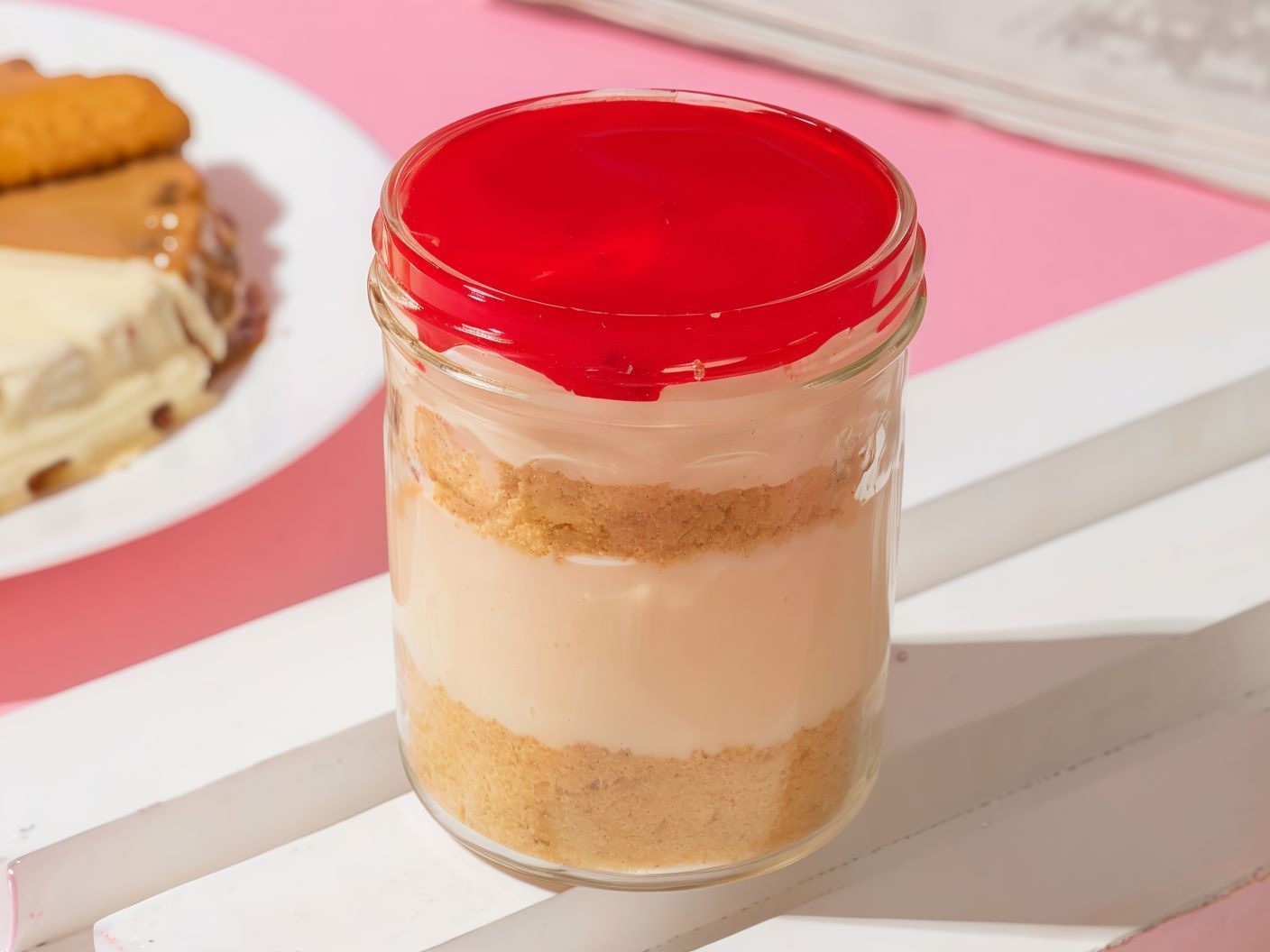 Red Berry Cheesecake Jar