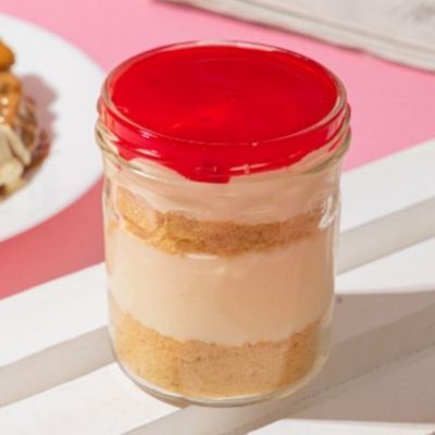 Red Berry Cheesecake Jar