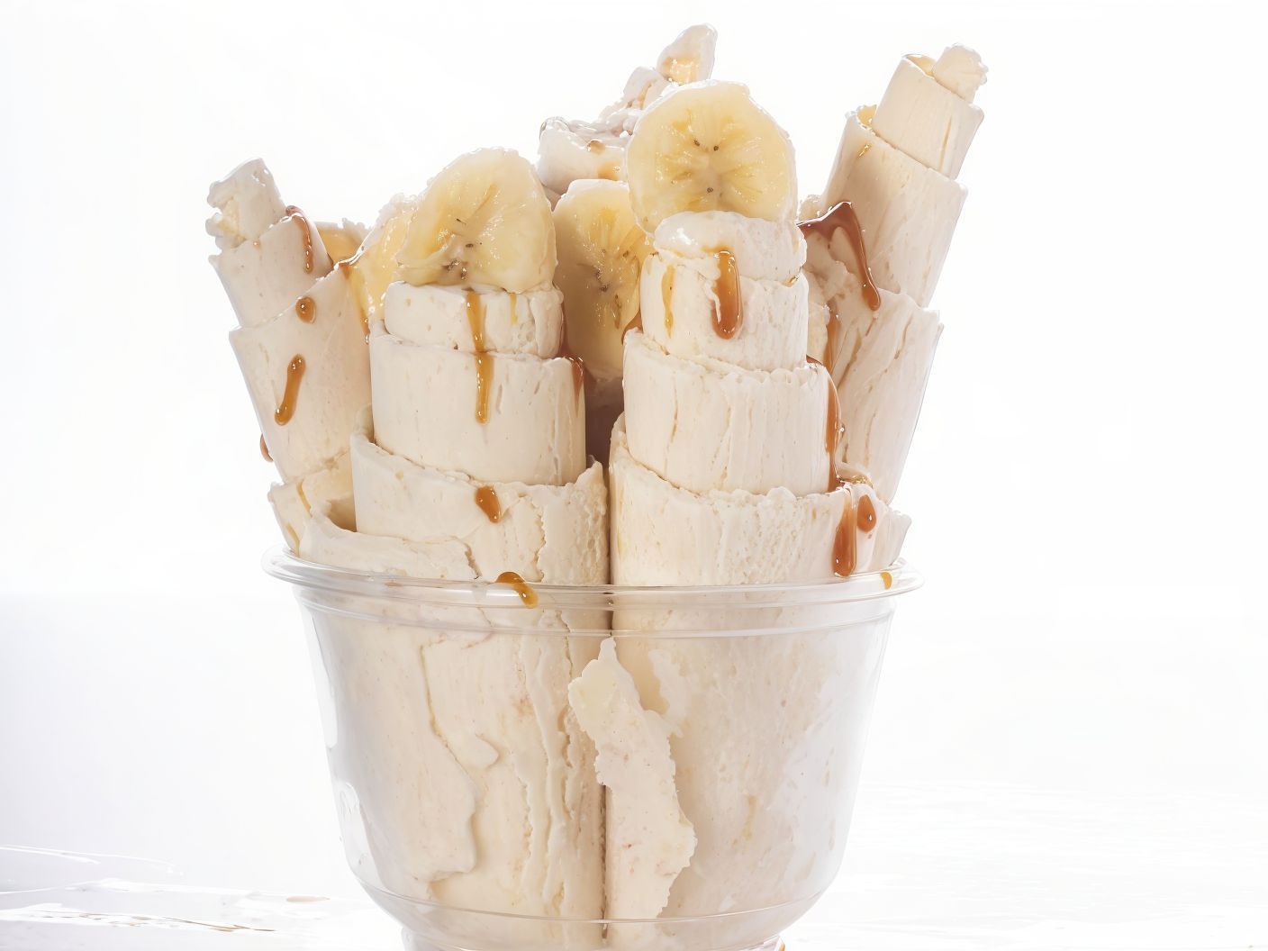 Banana Ice Cream Roll