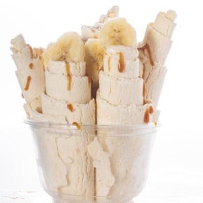 Banana Ice Cream Roll