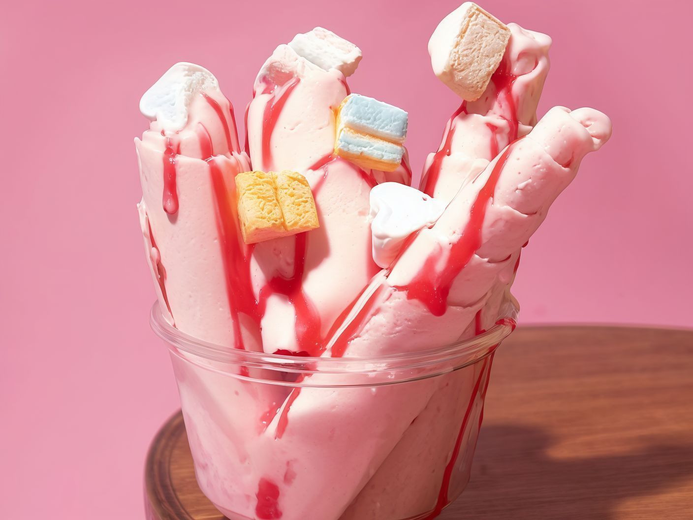 Marshemellow Ice Cream Roll