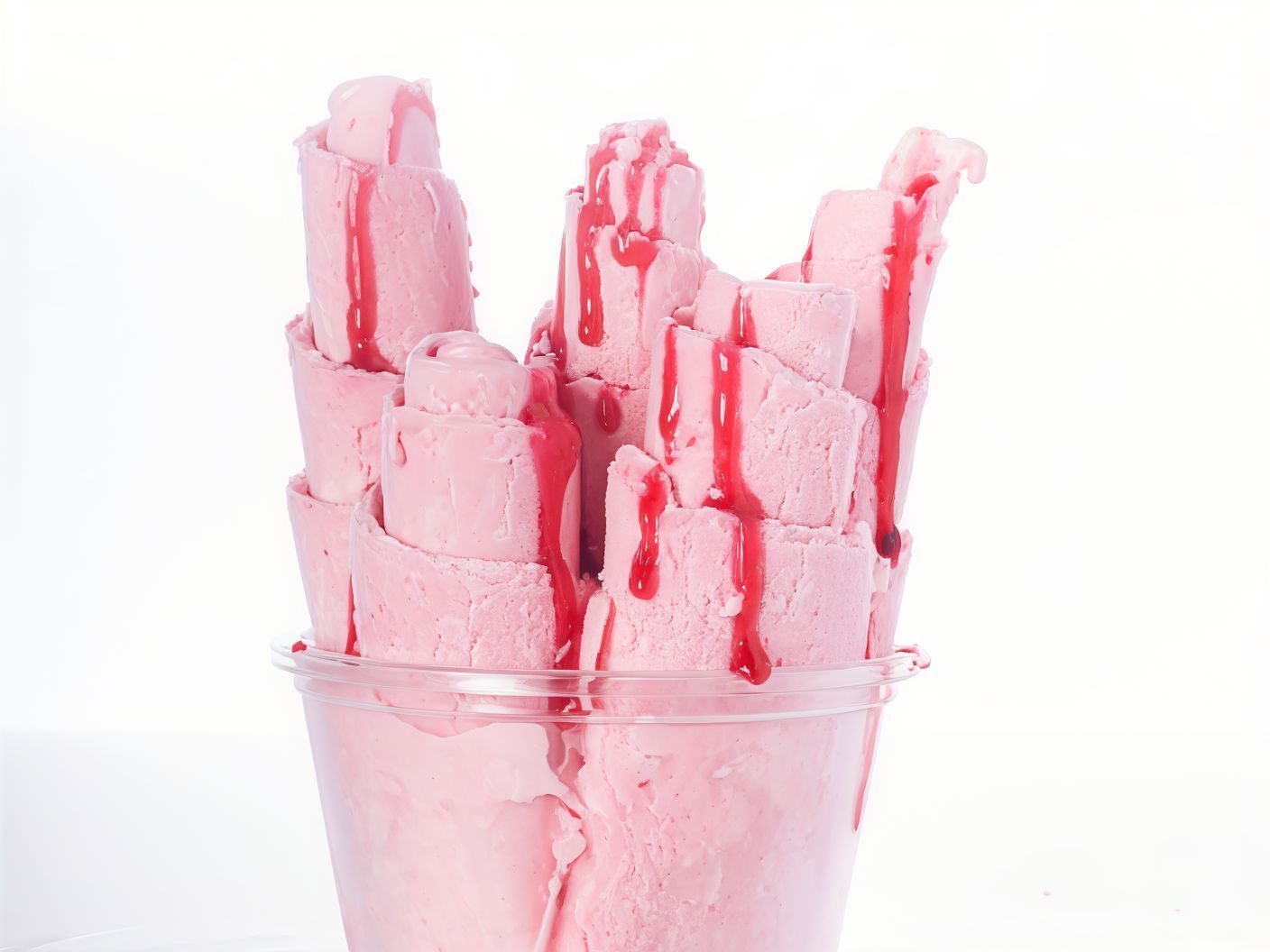 Watermelon Ice Cream Roll