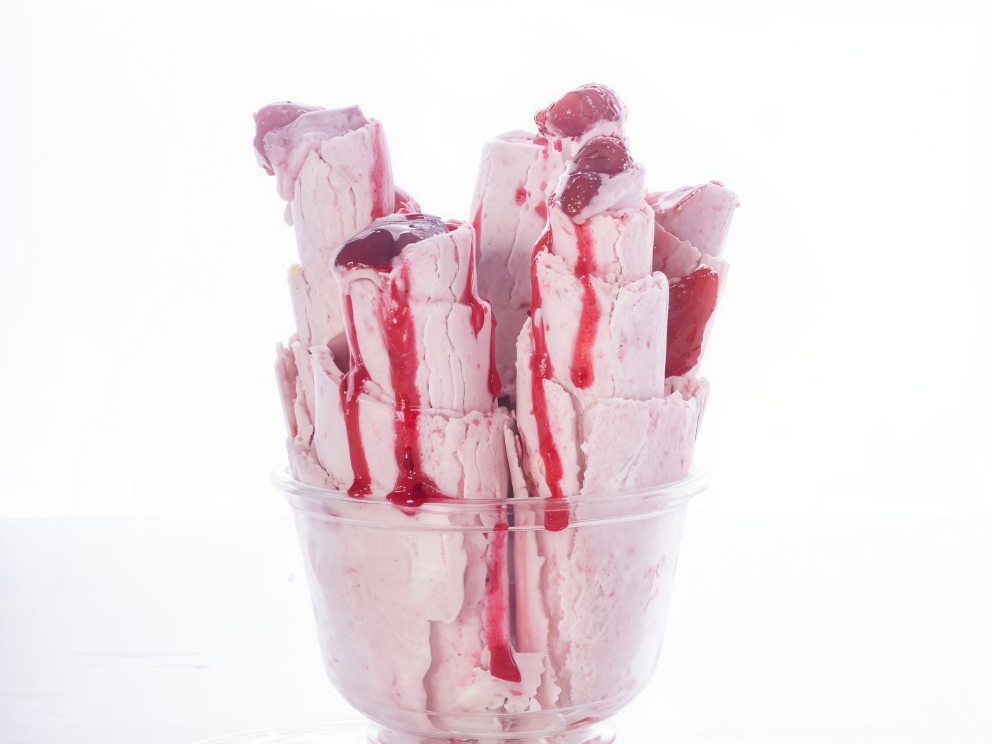 Red Berry Ice Cream Roll