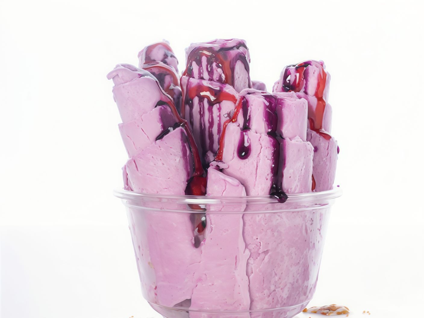 Mix Berry Ice Cream Roll