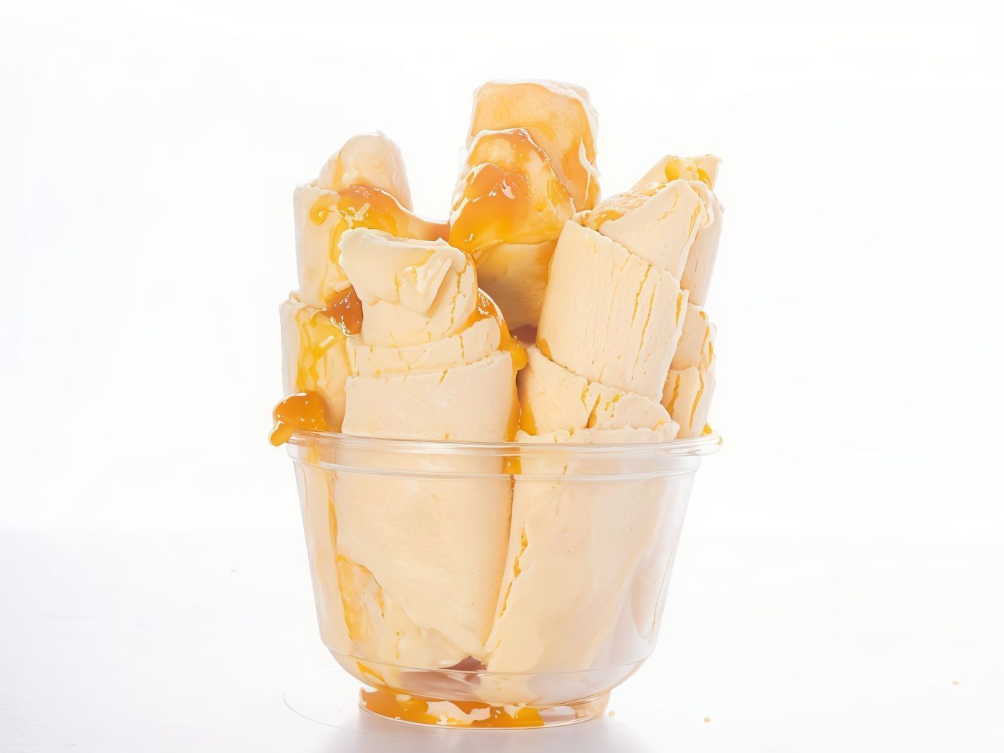Mango Ice Cream Roll