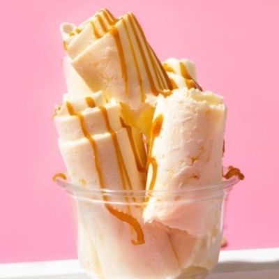 Caramel Ice Cream Roll