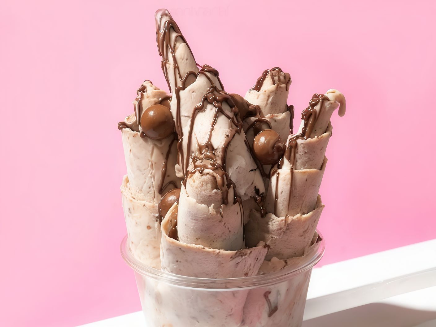 Nutella Ice Cream Roll