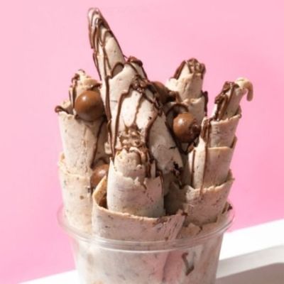 Nutella Ice Cream Roll