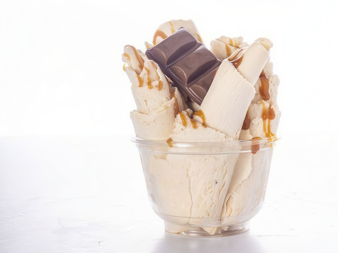 Cadbury Caramel Ice Cream Roll