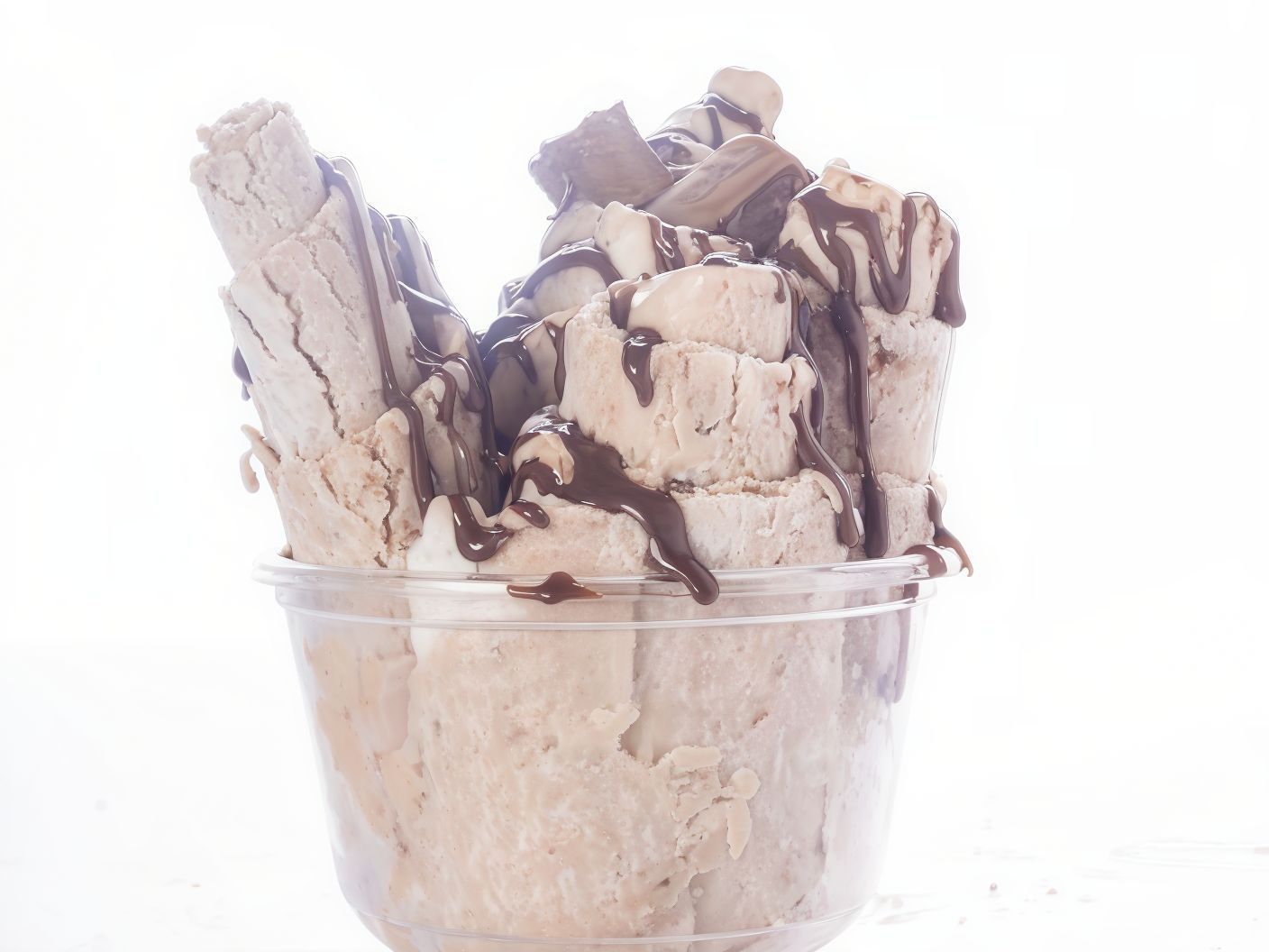 Nutella And Banana Ice Cream Roll