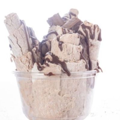 Nutella And Banana Ice Cream Roll