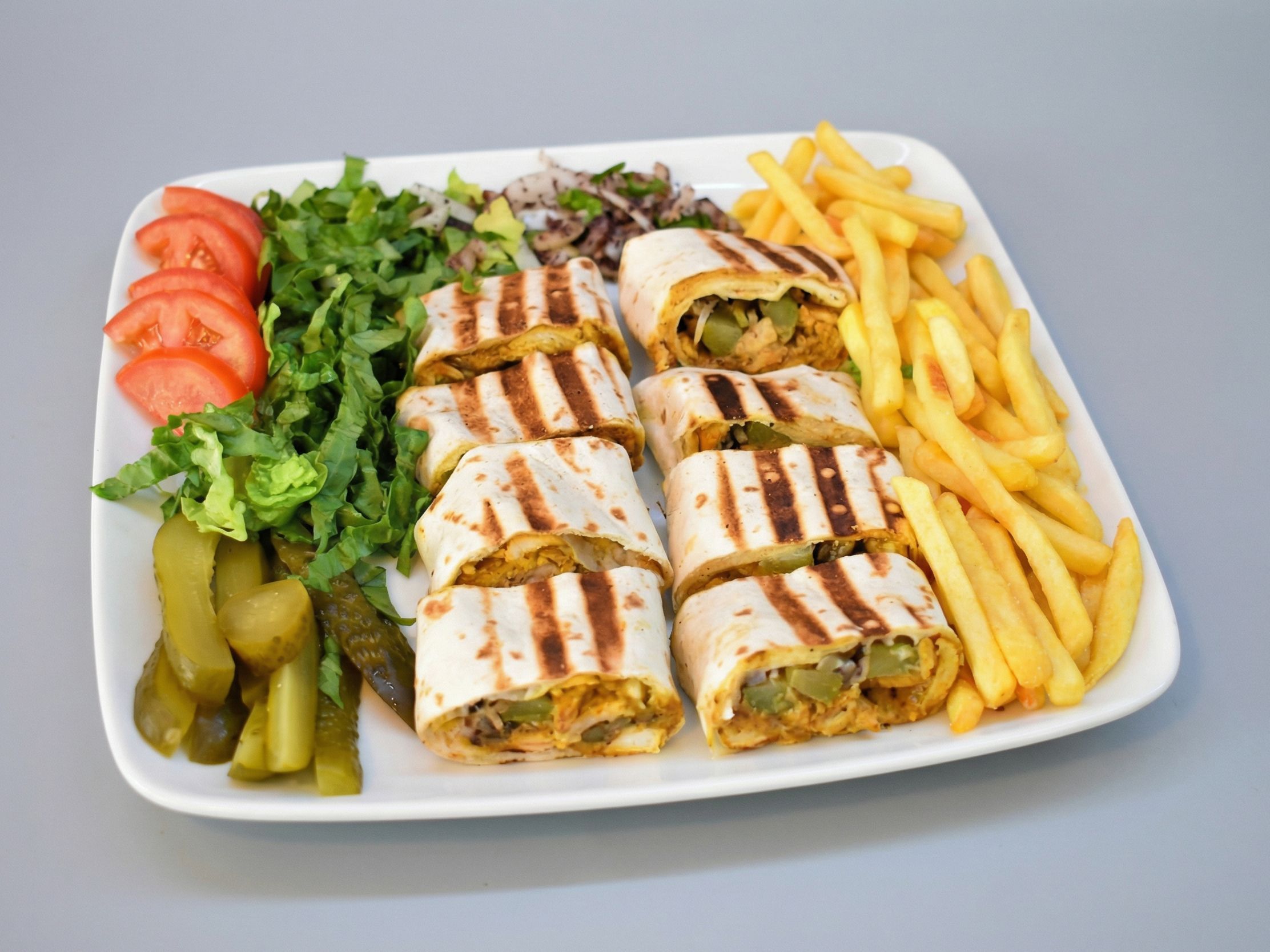 Double Arabian Syrian Shawerma Meal