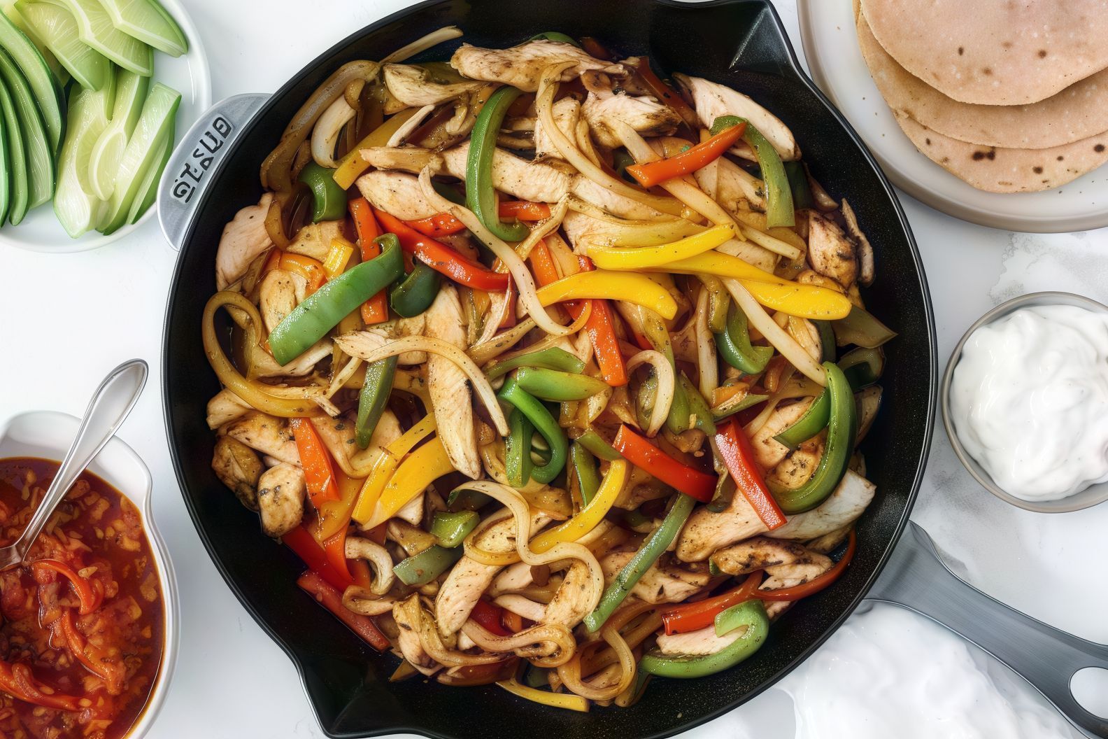 Chicken fajita Dish