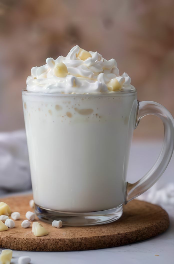 Hot white chocolate