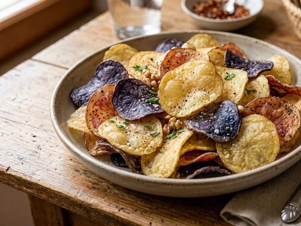 Crispy potato chips