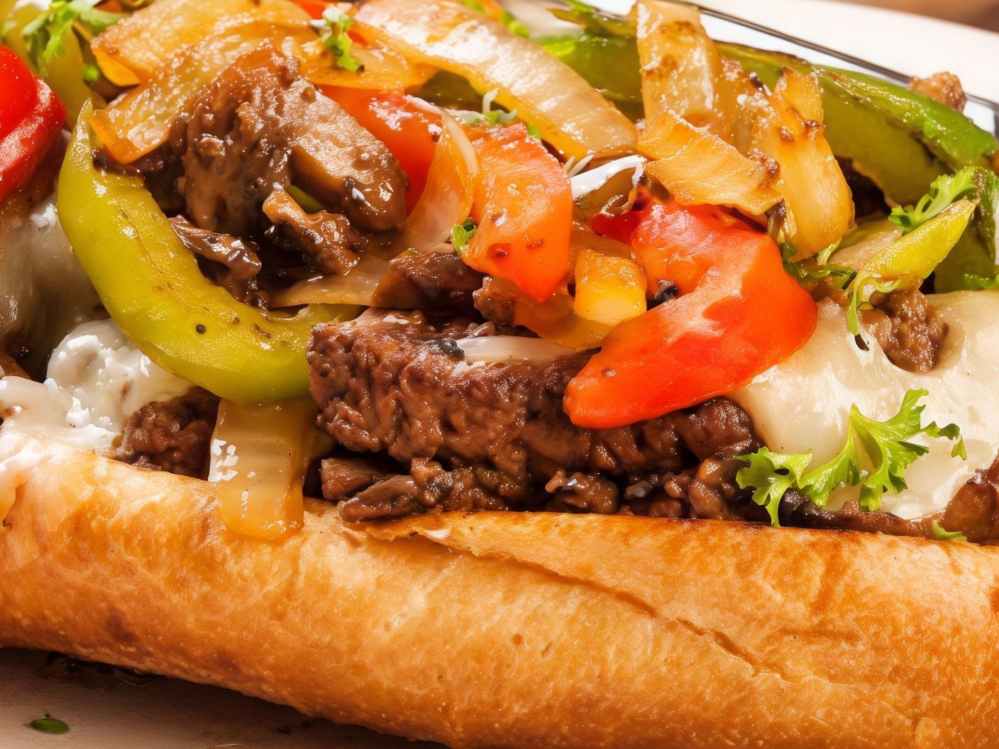Meat Fajita Sandwich