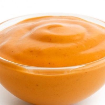 طبق صلصة ثوم حارة