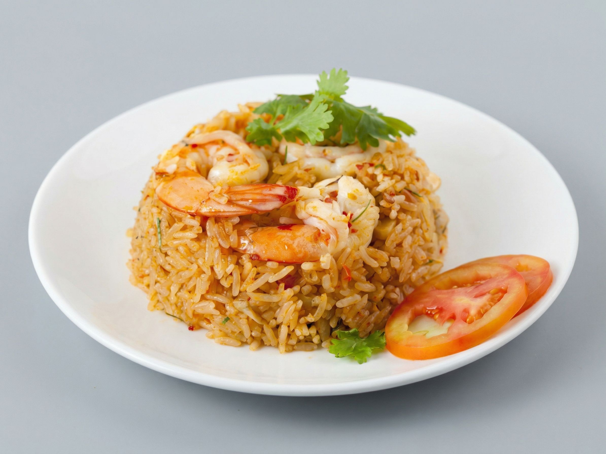 Sayadiyah rice with shrimp
