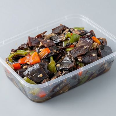 Marinated Eggplant and pepper