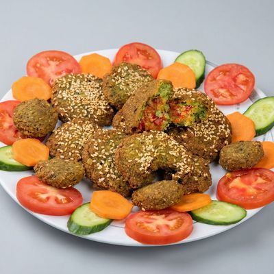 Stuffed Falafel Patty