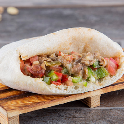 Mesakaa Sandwich With Sausage