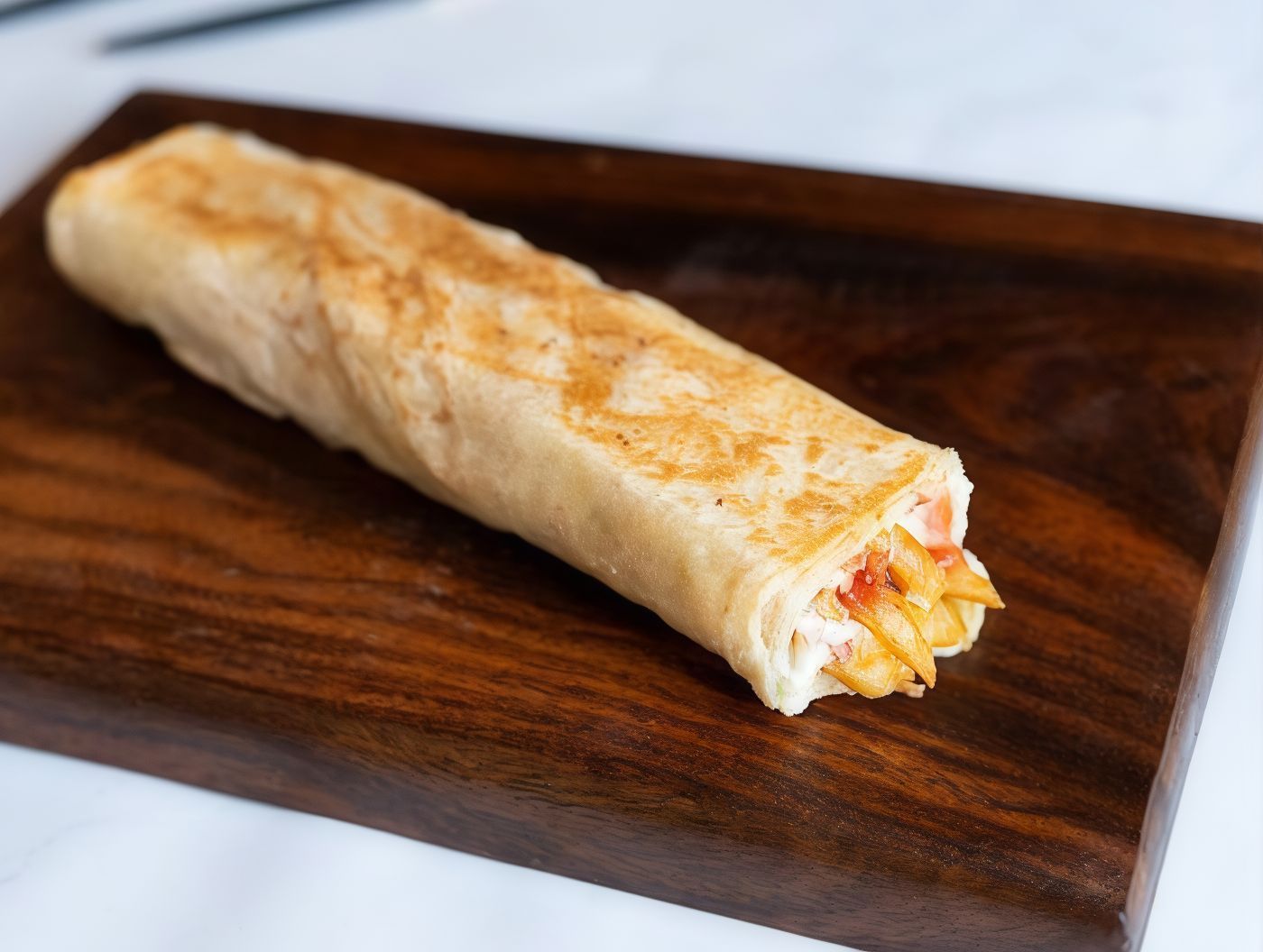 Tome Fries Sandwich Lebanese Bread