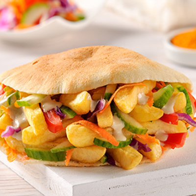 Roasted Potato With Boiled Eggs Sandwich