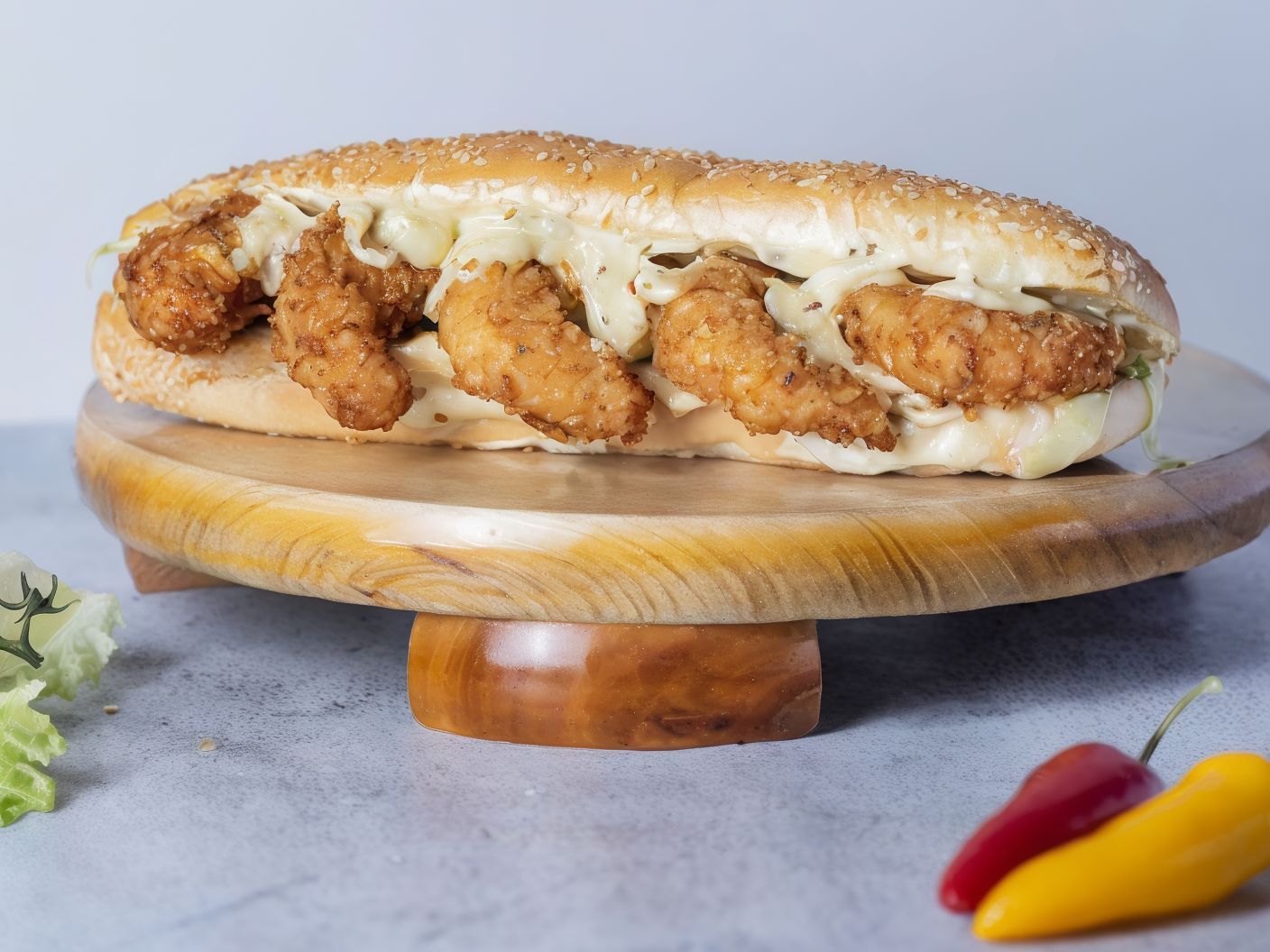 Fried Shrimp Sandwich