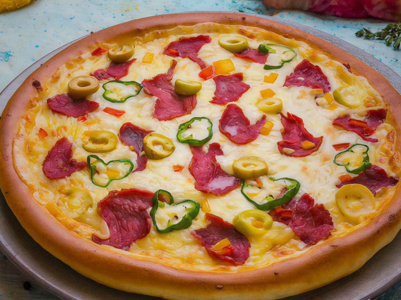 Pastrami Pizza