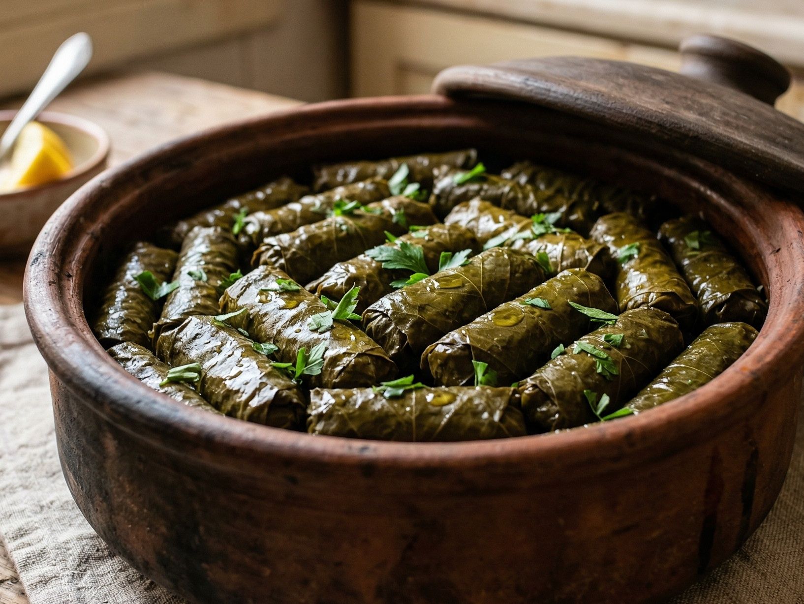 Vine Leaves With Oxtail