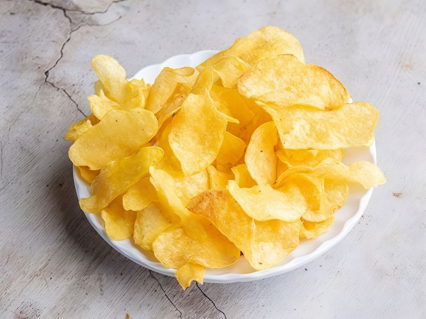 Chips potato packet