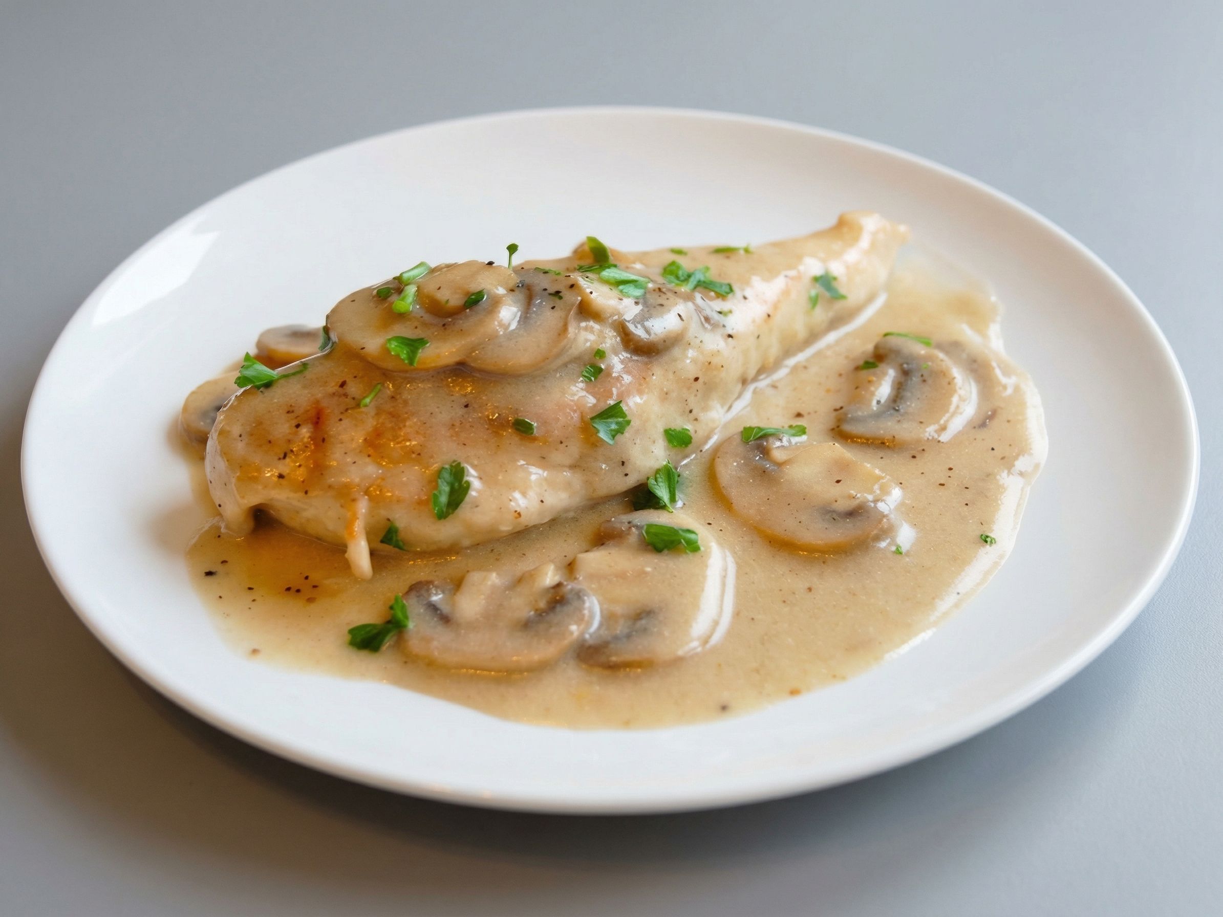 Piccata Champignon with Mushrooms