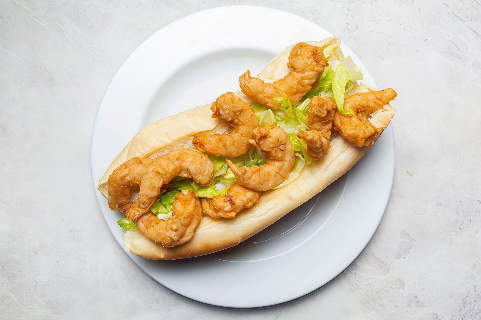 shrimp sandwich