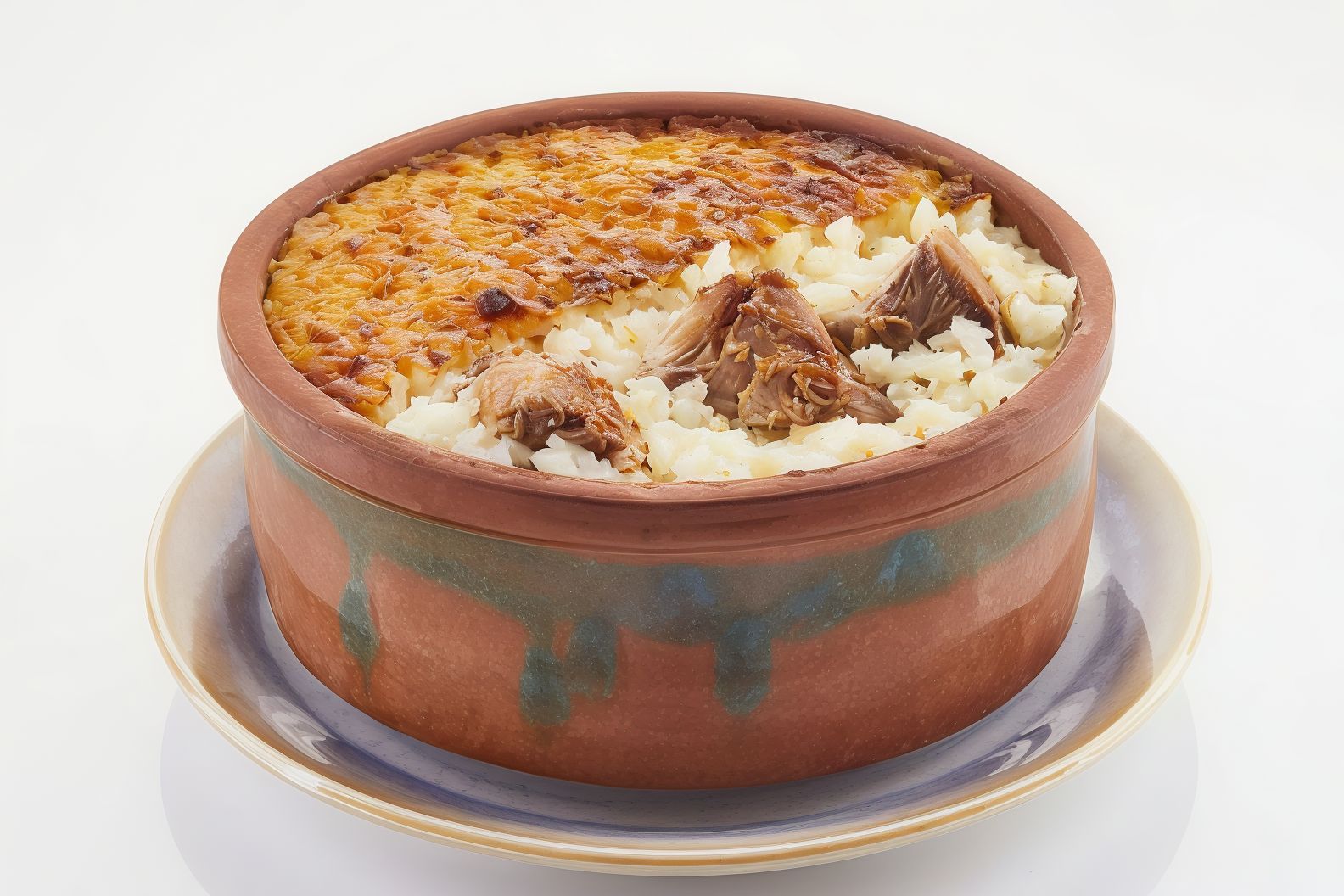 Oven Baked Rice casserole with veal
