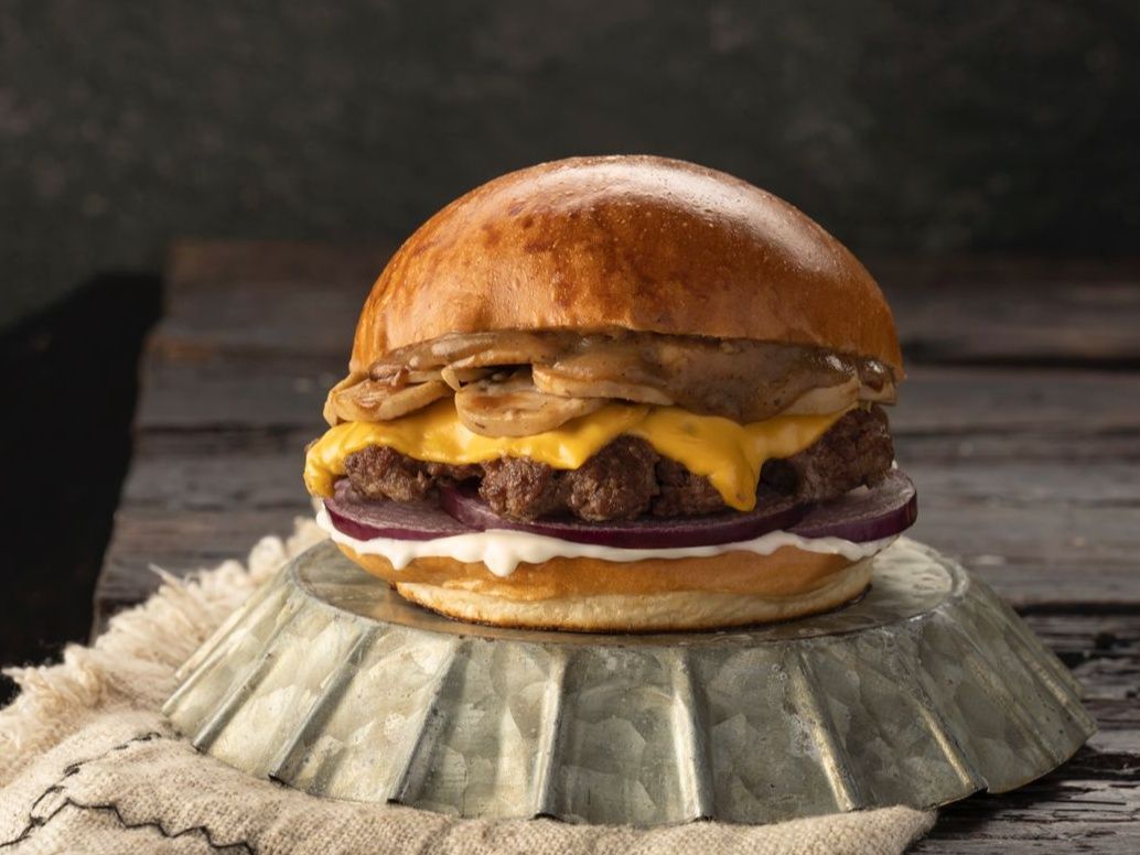 Mushroom Beef Burger