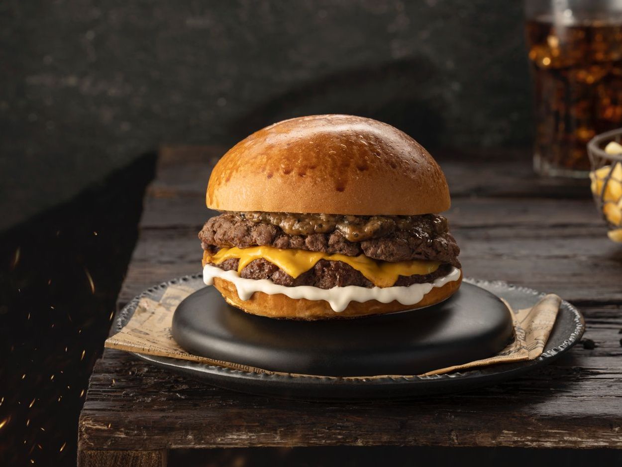 Beef or Bufer Burger Sandwich