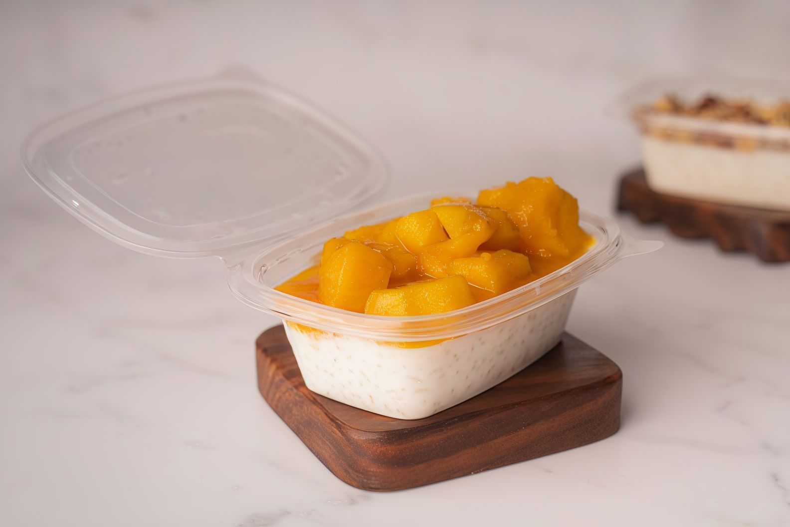 Rice Pudding And Mango