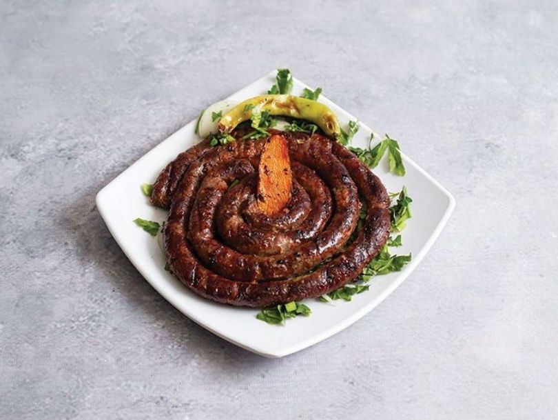 Quarter kilo charcoal grilled sausage