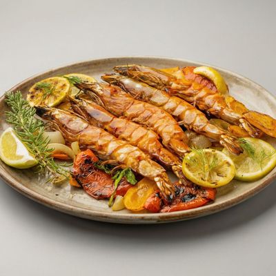 Shrimp Curry Platter